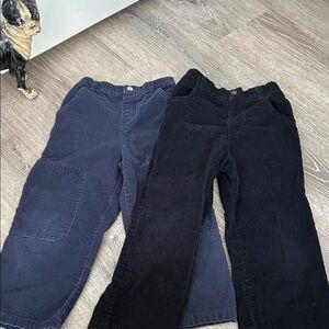 Faded Glory Kids Corduroy Pants - Black and Navy
